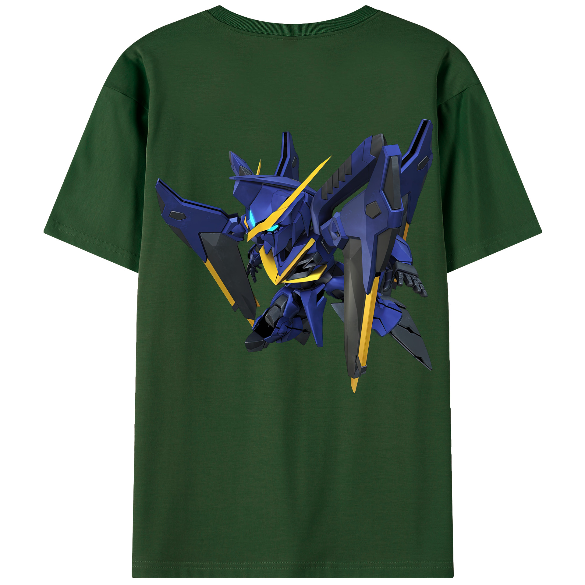 （画像用） 機動戦士ガンダム Mobile Suit Gundam 綿100％半袖Tシャツ（背面プリント）